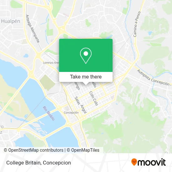 College Britain map