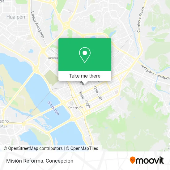 Misión Reforma map