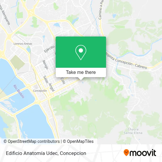 Edificio Anatomía Udec map