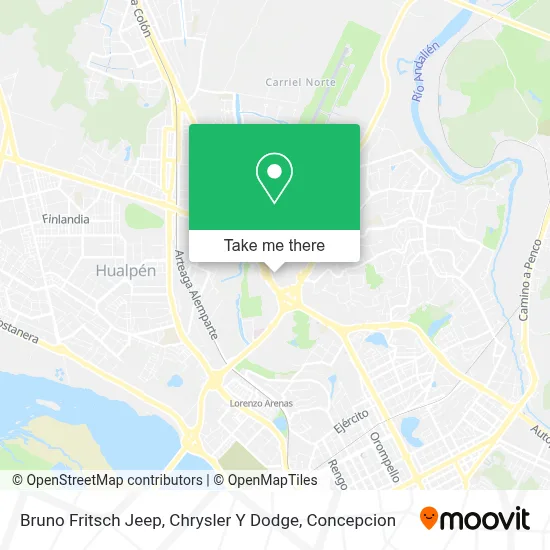 Bruno Fritsch Jeep, Chrysler Y Dodge map