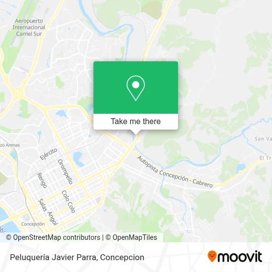 Peluquería Javier Parra map