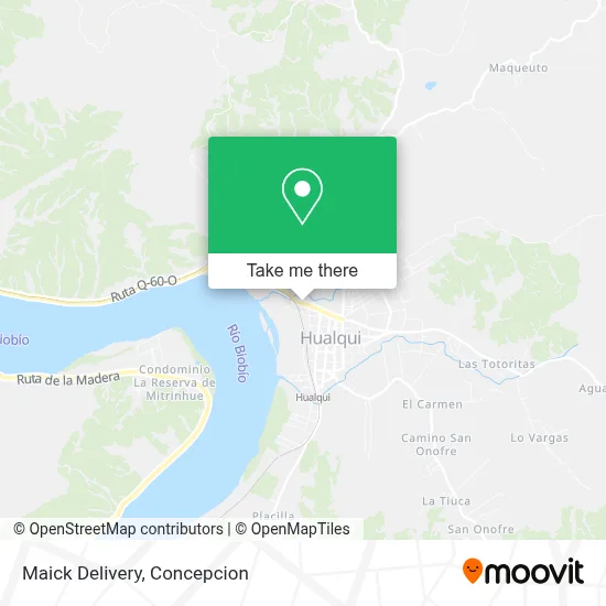 Maick Delivery map