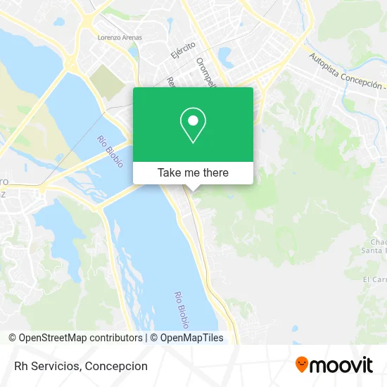 Rh Servicios map