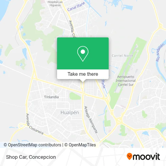 Shop Car map
