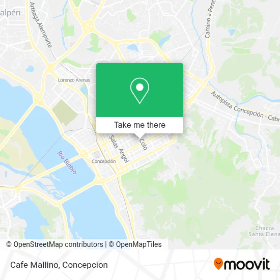 Cafe Mallino map