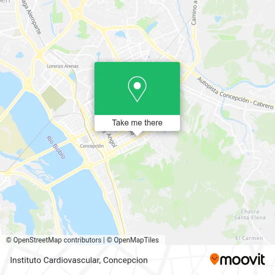 Instituto Cardiovascular map