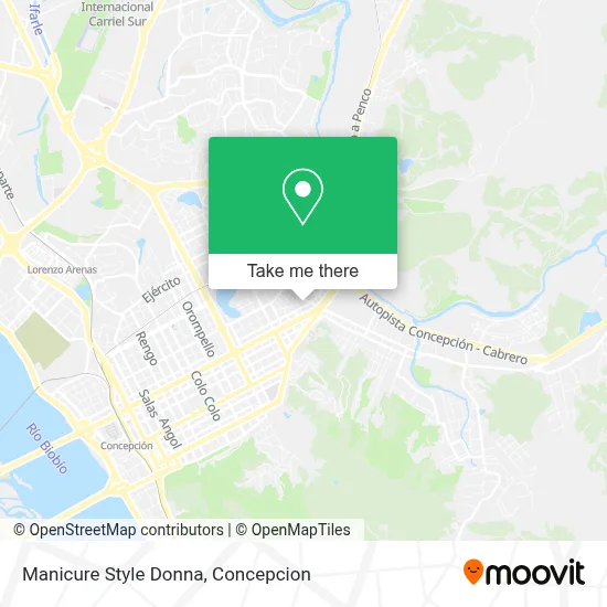 Manicure Style Donna map