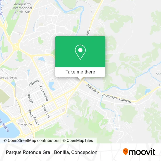 Parque Rotonda Gral. Bonilla map