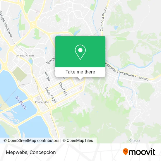 Mepwebs map