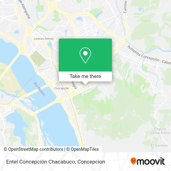 Entel Concepción Chacabuco map