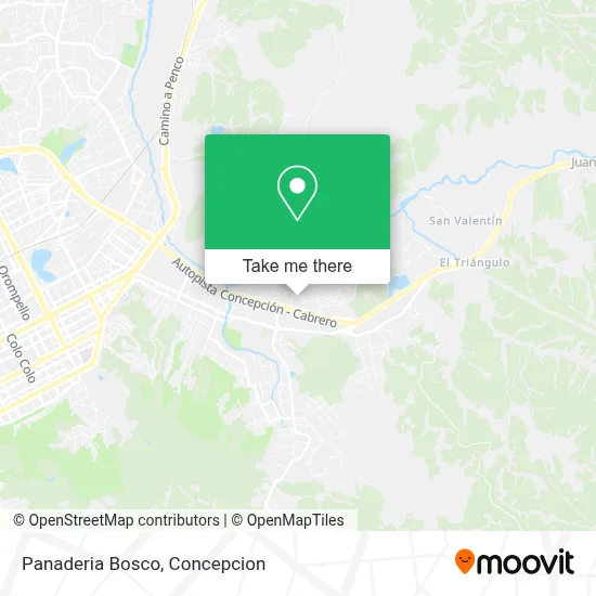 Panaderia Bosco map