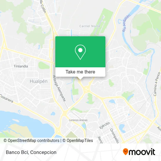 Banco Bci map
