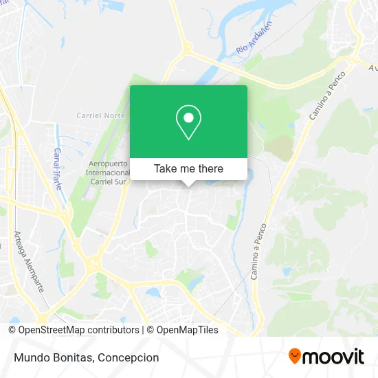 Mundo Bonitas map