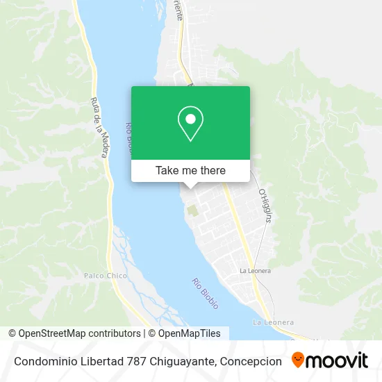 Condominio Libertad 787 Chiguayante map