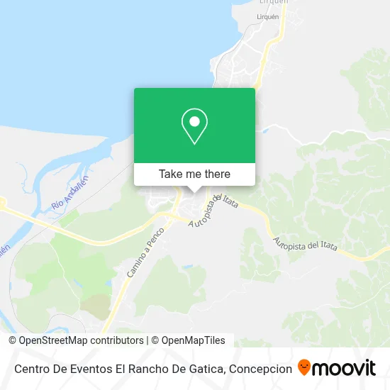 Centro De Eventos El Rancho De Gatica map