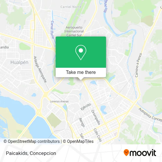 Paicakids map