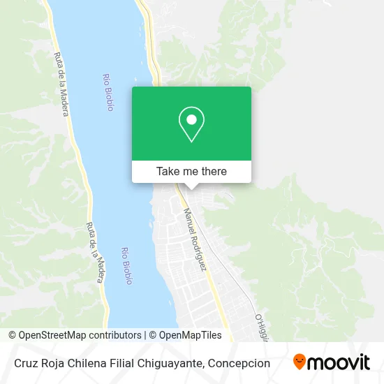 Cruz Roja Chilena Filial Chiguayante map