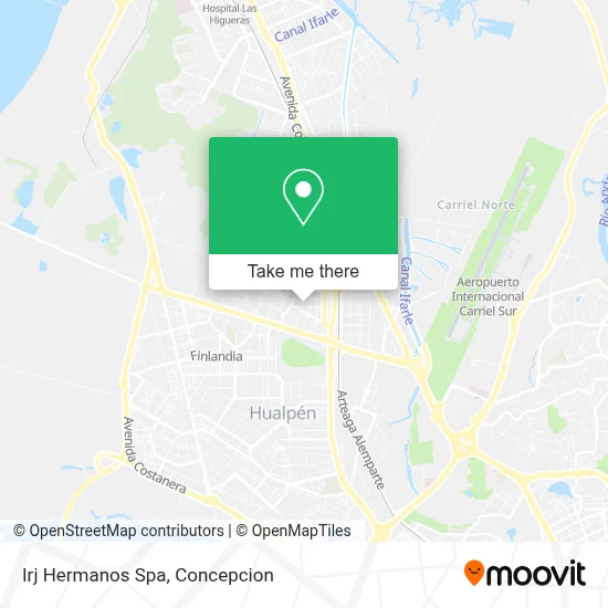 Irj Hermanos Spa map