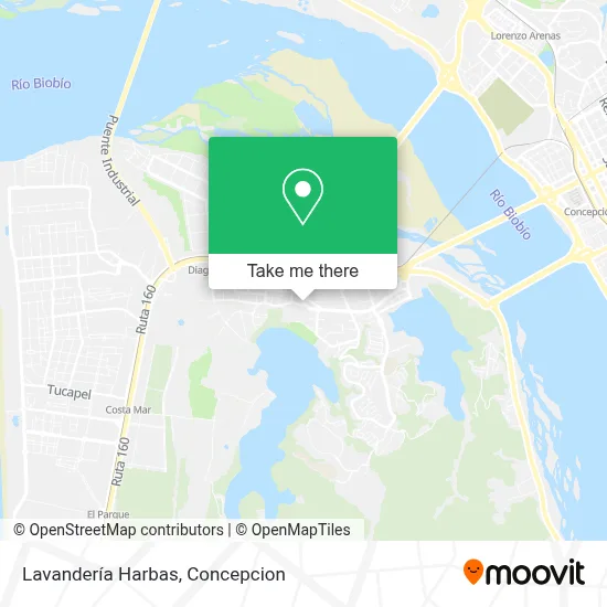 Lavandería Harbas map