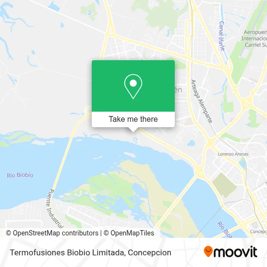 Termofusiones Biobio Limitada map