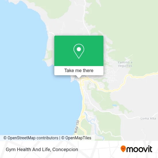 Gym Health And Life map