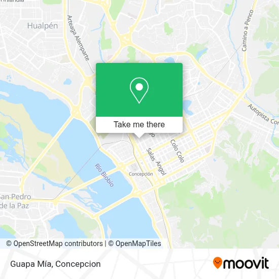 Guapa Mía map