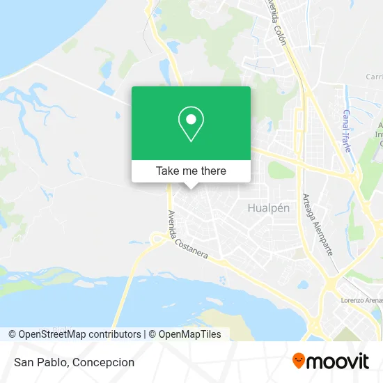 San Pablo map
