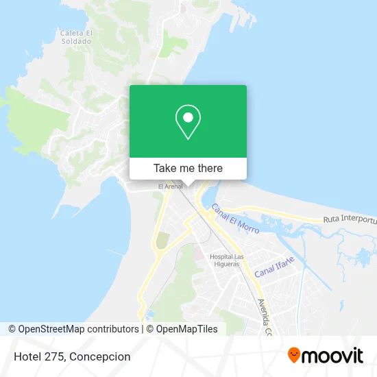Hotel 275 map