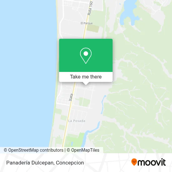 Panadería Dulcepan map