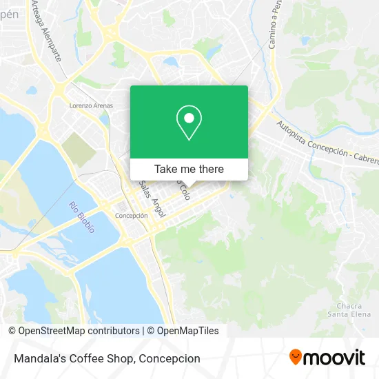 Mandala's Coffee Shop map