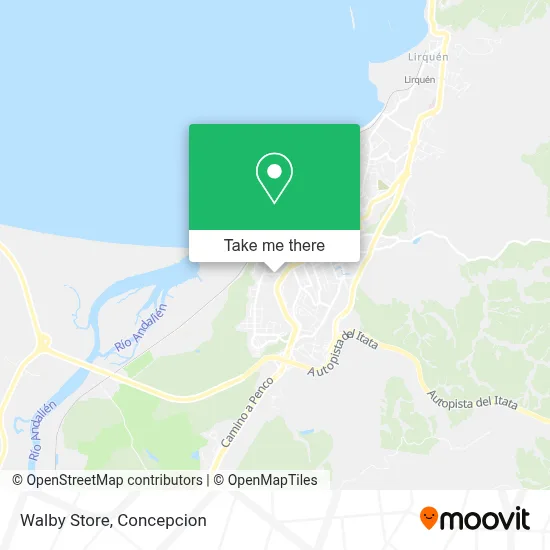 Walby Store map