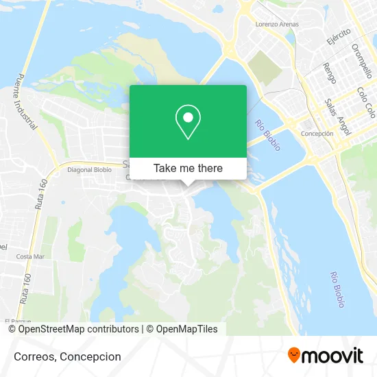 Correos map