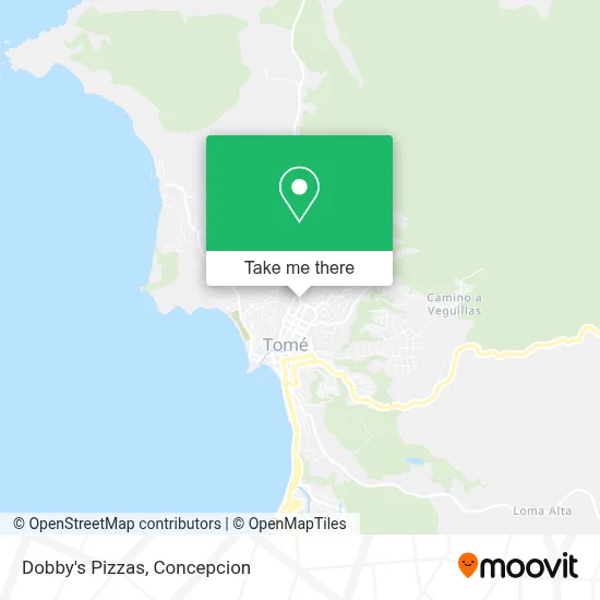 Dobby's Pizzas map
