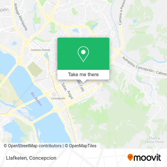 Llafkelen map