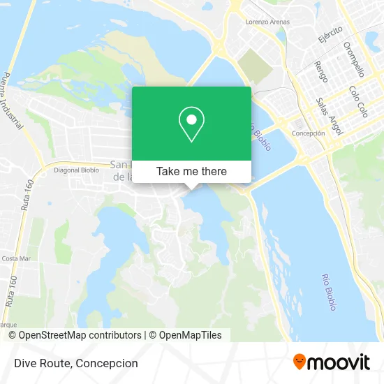 Dive Route map