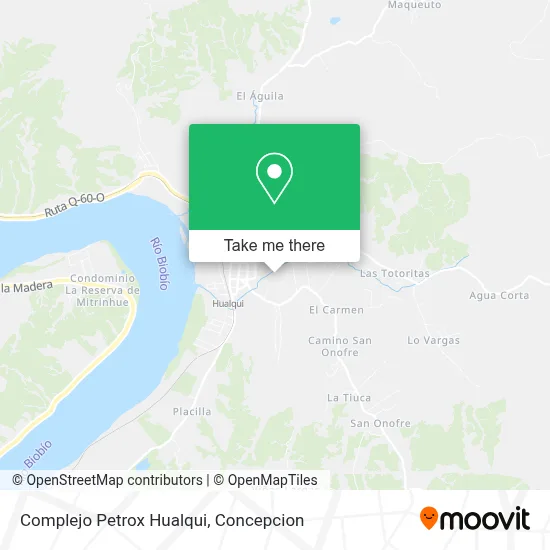 Complejo Petrox Hualqui map