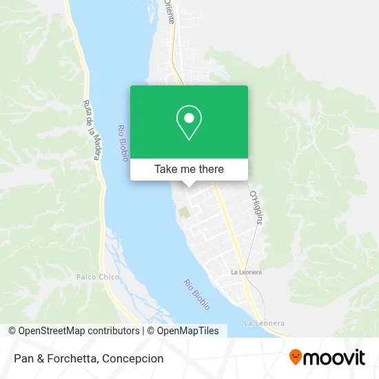 Pan & Forchetta map