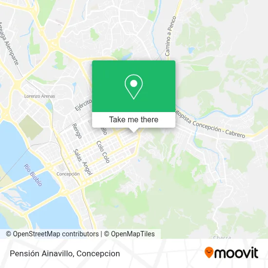 Pensión Ainavillo map