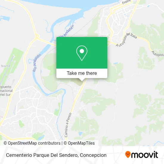 Cementerio Parque Del Sendero map