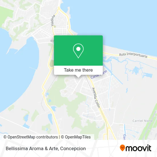 Bellissima Aroma & Arte map