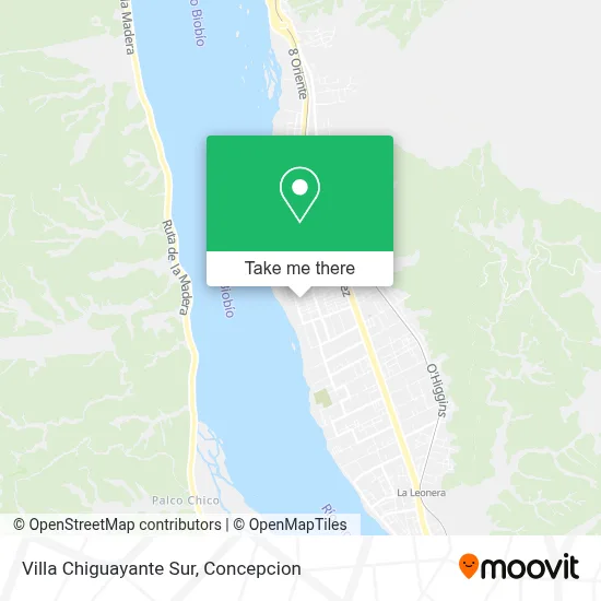 Villa Chiguayante Sur map