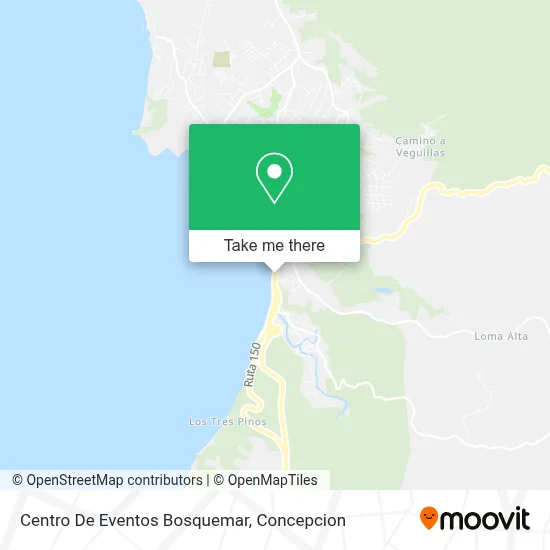 Centro De Eventos Bosquemar map