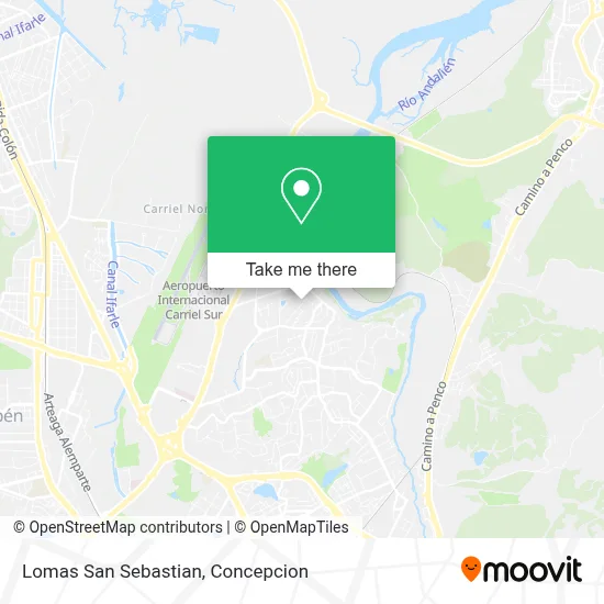 Lomas San Sebastian map