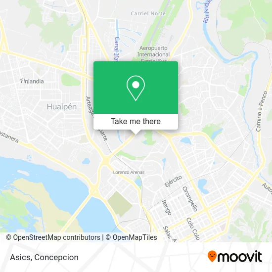 Asics map