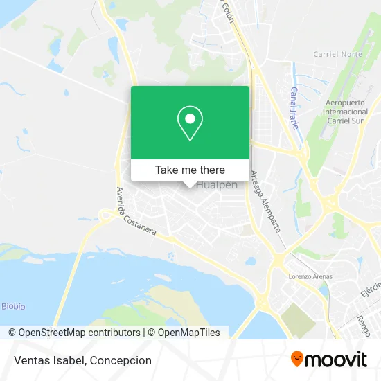 Ventas Isabel map