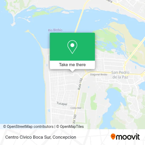 Centro Civico Boca Sur map