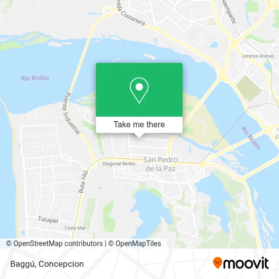 Baggú map