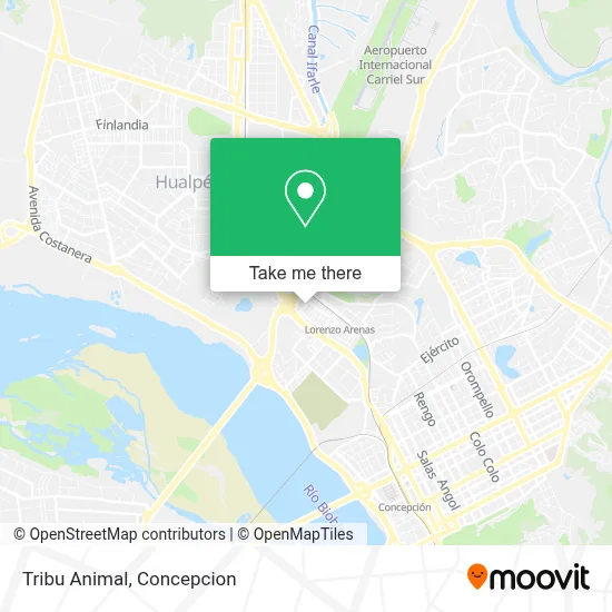 Tribu Animal map
