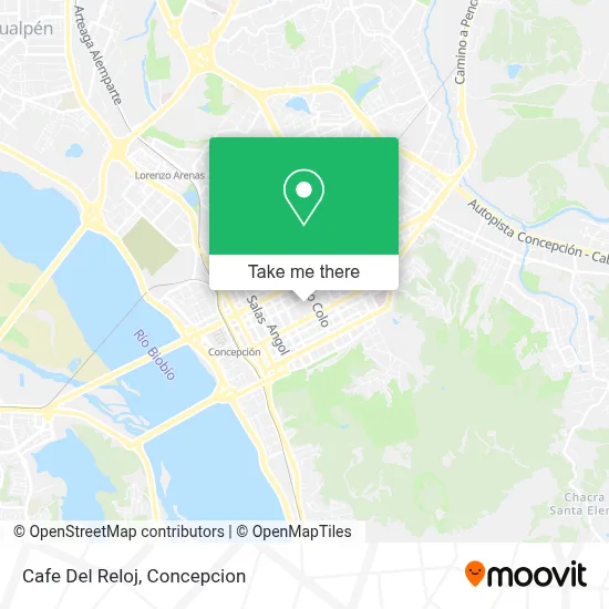 Cafe Del Reloj map