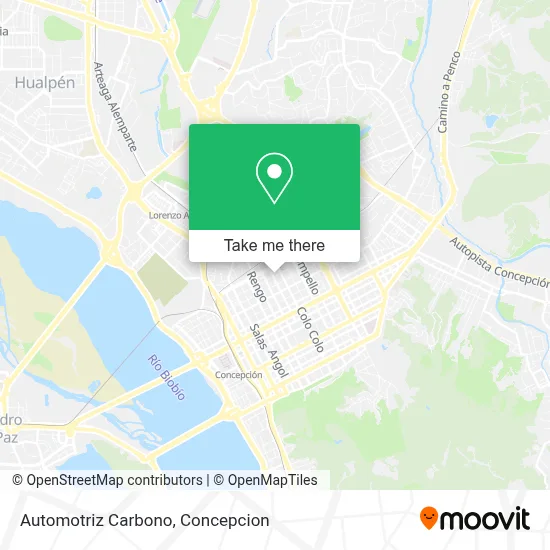 Automotriz Carbono map